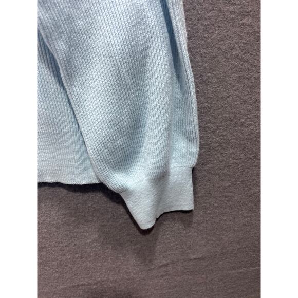 BP Womens Seamed Oversized V-Neck Rib Sweater from Nordstrom Blue Falls Size M - Picture 5 of 11